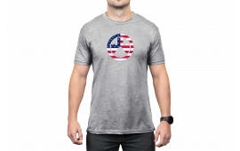Magpul MAG1281030M Independence Icon Athletic Gray Heather Cotton/Polyester Short Sleeve Medium
