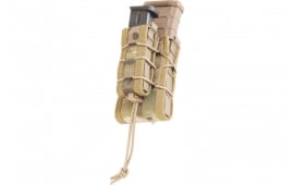High Speed Gear 11DD00MC Taco Double Decker Mag Pouch Double Style made of Nylon with MultiCam Finish & Molle Mount Type compatible with Rifle & Pistol Mags