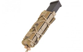 High Speed Gear 11EX00MC Taco Extended Mag Pouch Single Style made of Nylon with MultiCam Finish & Molle Mount Type compatible with Pistol Mags