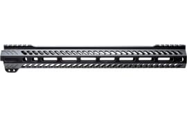 Angstadt Arms AA015HGMLT Ultra Light Handguard made of Aluminum with Black Anodized Finish, M-LOK Style, Picatinny Rail & 15" OAL for AR-15 Includes Hardware