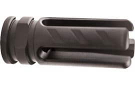 Rise Armament RA-703-223-BLK Veil Flash Hider Black Nitride Finish 416rd Stainless Steel with 2.25" OAL for 22 Cal AR-15