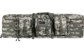 GPS Bags GPSDRC42ACU Double A-TACS AU 600D Polyester with 2 Padded Pistol Sleeves, Molle Webbing & Lockable Zippers 42" L x 12.75" H x 9" W Exterior Dimensions