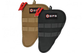 GPS Bags GPS1004CPCB Contoured with Black Finish with Lockable Zipper for 4" or Less Barrel Handgun