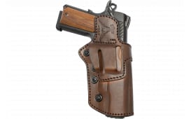 TX 1836 Kydex TXLOCKROWB302 TX Lock Retention System OWB Brown Leather Belt Clip Fits Glock 17/22 Ambidextrous