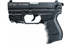 Walther Arms 5050310 PK380 DA/SA 380 ACP 3.66" 8+1 w/Laser Poly Grip Black
