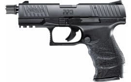 Walther 5100304 PPQ M2 .22 Tactical 22 LR 4.6" TB 10+1 Black Polymer Grips Black