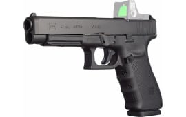 Glock PG4130101MOS G41 Gen 4 MOS 45 ACP Double 45 ACP 5.31" 10+1 Black Interchangeable Backstrap Grip Black