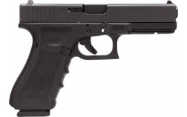 Glock UG1759203 G17C Gen 4 Compensated Double 9mm Luger 4.48" 17+1 FS Black Interchangeable Backstrap Grip Black