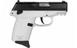 SCCY Industries CPX1CBWTRDRG3 CPX-1 Gen 3 RDR 10+1 3.10" White Polymer w/Picatinny Rail Serrated Black Nitride SS Slide White Polymer Grip