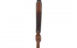 Hunter Company 027-139-3 Cobra Chestnut Tan & Black Painted Leather/Suede with Embossed Design, Quick Adjust