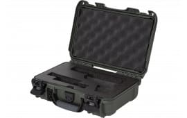 Nanuk 909GLOCK6 909 Glock Compatible Case Waterproof Olive Resin with Closed-Cell Foam Padding, Lockable Latches & Airline Approved 11.44" L x 7" W x 3.68" H Interior Dimensions