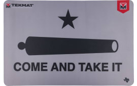 TekMat TEKR17CATIC Black/Gray Rubber 17" Long 11" x 17" "Come And Take It" /Cannon