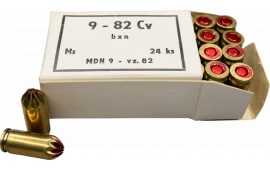 Sellier and Bellot 9x18 8 Star Crimped Blank Ammunition, Czech Made Military Production Blank Ammunition - 240rd Box