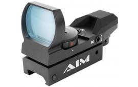 Aim Sports ASI 4 Reticle Tactical Red & Green Illuminated Electro Dot Sight - RT4-03