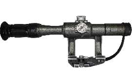 Original Romanian LPS Type 4X24 Power Scope With Throw Lever Mount For PSL Type Rifles. Used Military Turn In Surplus Condition. 