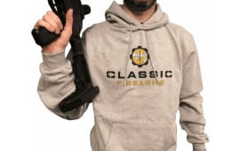 Classic Firearms Hoodie - Light Gray