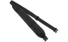 Outdoor Connection Original Padded Super Sling w/Swivels, Black - AD-20914BS