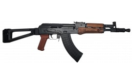 Pioneer Arms Hellpup Forged Trunnion 11.7" AK Pistol, 7.62x39 Caliber, Laminated Wood Furniture, 2-30rd Mags, w/ SB Tactical AKTF Side Folding Brace 