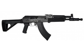 Pioneer Arms Hellpup Forged Trunnion 11.7" AK Pistol, Black Polymer Furniture, 2-30rd Magazines, w/ SB Tactical SOB47 Brace - AK0031-FT-SOB47-P