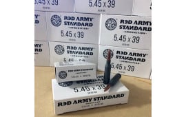 Red Army Standard 5.45x39 60 GR FMJ Ammo, Non-Corrosive - 1000 Round Case - AM3372