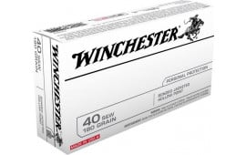 Winchester Ammo Q4369 Best Value 40 Smith & Wesson 180 GR Bonded Jacket Hollow Point - 50rd Box