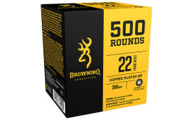 Browning Ammo B194122000 22LR 36gr BPR Performance Rimfire Ammunition - 500rd Box
