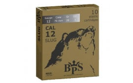 Best Performance Shotshell - Case - 12 Gauge, 2.75", 1 1/8 Ounce Rifled Slugs, 28 Gram - BPS12GARS - 200 Rounds