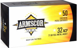 Armscor FAC32 ACP1N 32 ACP 71 GR Full Metal Jacket - 50rd Box