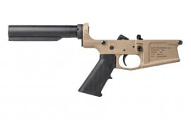 Aero Precision M5 (.308) Carbine Complete Lower Receiver with A2 Grip, No Stock - FDE Cerakote - APAR308215