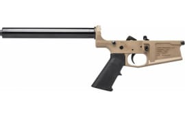 Aero Precision M5 (.308) Rifle Complete Lower Receiver w/ A2 Grip, No Stock - Cerakote FDE - APAR308217