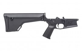 Aero Precision M5 Complete Lower Receiver w/ MOE Grip & Fixed Rifle Stock Anodized Black - APAR308221