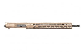 Aero Precision M5E1 Complete Upper, 18" .308 Rifle Barrel, 16.6" Enhanced Handguard - FDE Cerakote - APAR308253M25