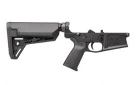 Aero Precision M5 Complete Lower Receiver w/ MOE Grip & SL-S Carbine Stock - Anodized Black - APAR308257