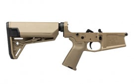 Aero Precision M5 Complete Lower Receiver with FDE MOE Grip & SL-S Carbine Stock - FDE Cerakote - APAR308258
