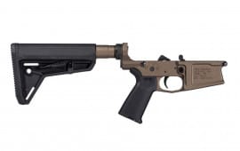 Aero Precision M5 Complete Lower Receiver with MOE Grip & SL Carbine Stock - Kodiak Brown Anodized - APAR308280