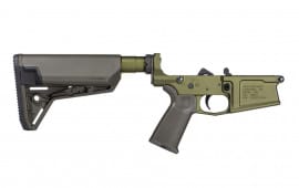 Aero Precision M5 Complete Lower Receiver with MOE Grip & SL-S Carbine Stock - ODG Anodized - APAR308283
