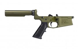 Aero Precision M5 Carbine Complete Lower Receiver with A2 Grip, No Stock - OD Green Anodized - APAR308291