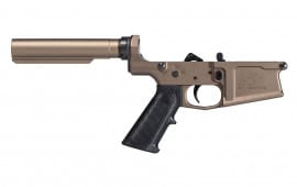 Aero Precision M5 Carbine Complete Lower Receiver with A2 Grip, No Stock - Kodiak Brown Anodized - APAR308292