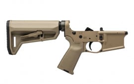 Aero Precision AR15 Complete Lower Receiver with FDE MOE Grip & SL-K Carbine Stock - FDE Cerakote - APAR501193