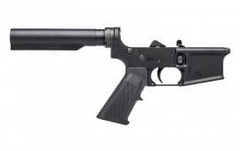 Aero Precision AR15 Carbine Complete Lower Receiver with A2 Grip, No Stock - Anodized Black - APAR501374