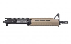 Aero Precision AR15 Complete Upper, 10.5" 5.56 Carbine Barrel with Pinned FSB, MOE SL Carbine Handguard - Anodized Black with FDE - APAR502506M3