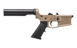 Aero Precision M4E1 Carbine Complete Lower Receiver with A2 Grip, No Stock - FDE Cerakote - APAR600113