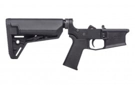 Aero Precision M4E1 Complete Lower Receiver with MOE SL Grip and SL-S Carbine Stock Anodized Black - APAR600118