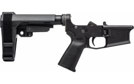 Aero Precision M4E1 Pistol Complete Lower Receiver with MOE Grip & SBA3 Brace - Anodized Black- APAR600140