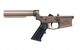 Aero Precision M4E1 Carbine Complete Lower Receiver with A2 Grip, No Stock - Kodiak Brown Anodized - APAR600577