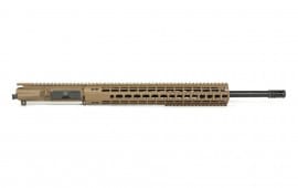 Aero Precision M4E1 Enhanced 20" 5.56 Rifle Length Complete Upper Receiver with 15" Quad Rail - Cerakote FDE - APAR640252Q48