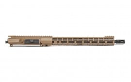 Aero Precision M4E1 Threaded 16" 5.56 M4 Complete Upper Receiver with 15" ATLAS S-ONE Handguard - Cerakote FDE - APAR700315M6