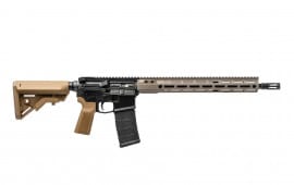 Aero Precision M4E1 Pro AR-15 Rifle, 16" 5.56 NATO Mid-Length Barrel, 15” MOD 4 Handguard, Ambi Controls, B5 Furniture - Black/Kodiak Brown Anodized -APCR640479