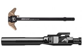 Aero Precision AR10 BREACH Charging Handle with Large Lever in Anodized Black/Tan & .308 BCG - APCS308168