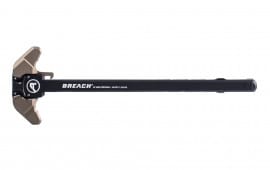 Aero Precision AR10 BREACH Ambi Charging Handle with Small Lever - Black/Kodiak Brown - APRA700340C